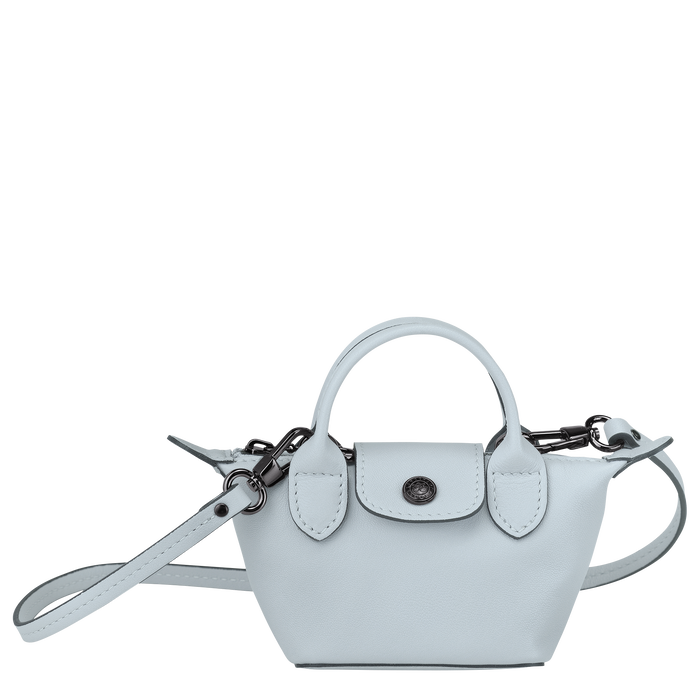 Crossbody bag XS Le Pliage Cuir Sky Blue (10099757028) Longchamp EN