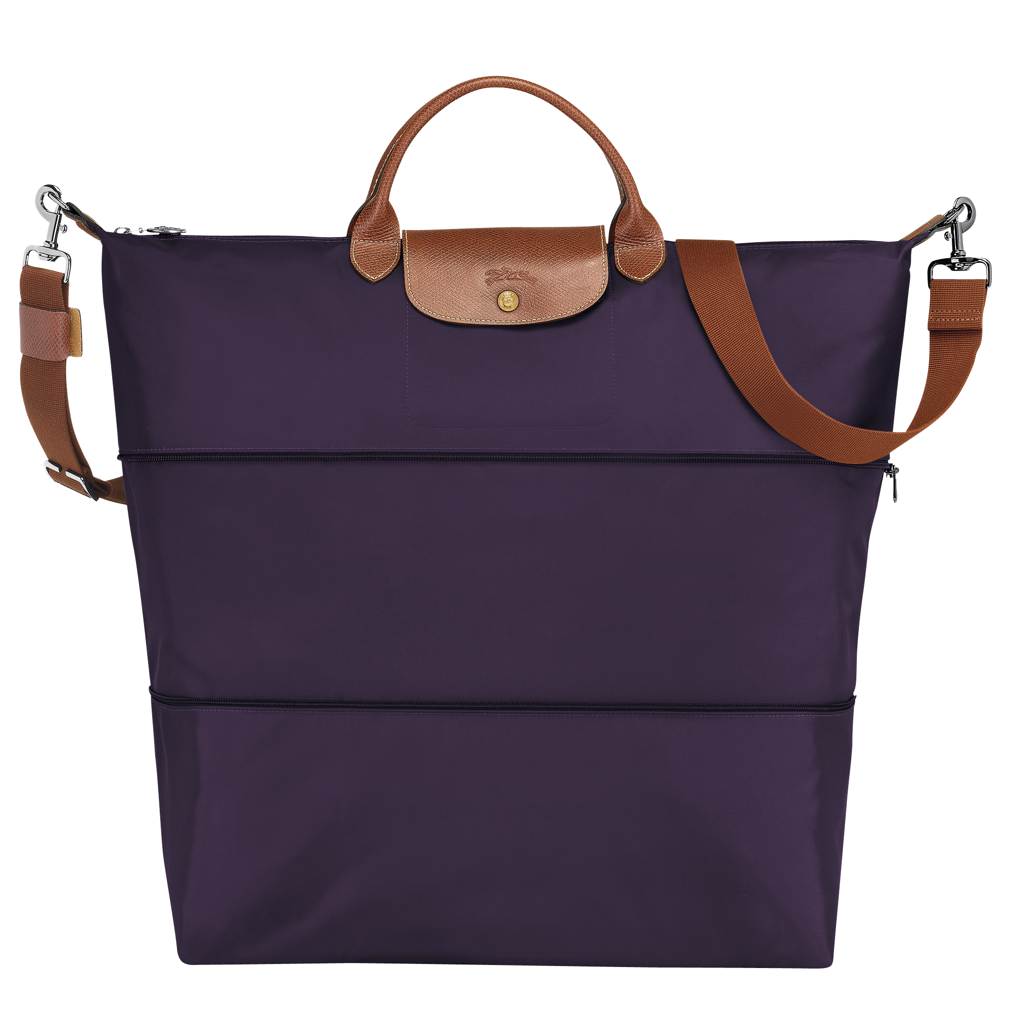 purple longchamp backpack