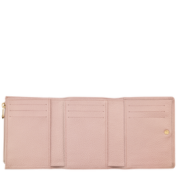 Brieftasche im Kompaktformat Le Foulonné , Leder - Nude