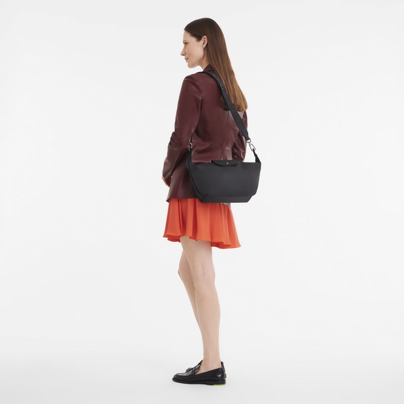Longchamp leather hobo cheap