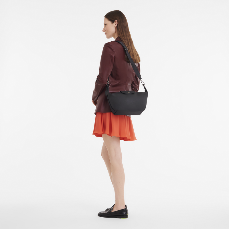 longchamp leather hobo