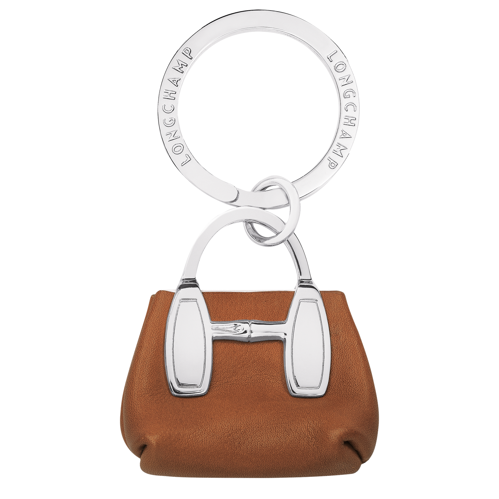 Roseau Key rings Cognac Leather (36074HQS504) Longchamp US