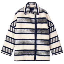 Coat , Navy - Flannel