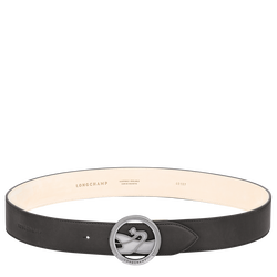 La M&eacute;daille Longchamp Ladies' belt , Mineral - Leather