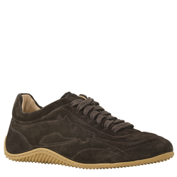 On-The-Go Sneakers , Mocha - Leather