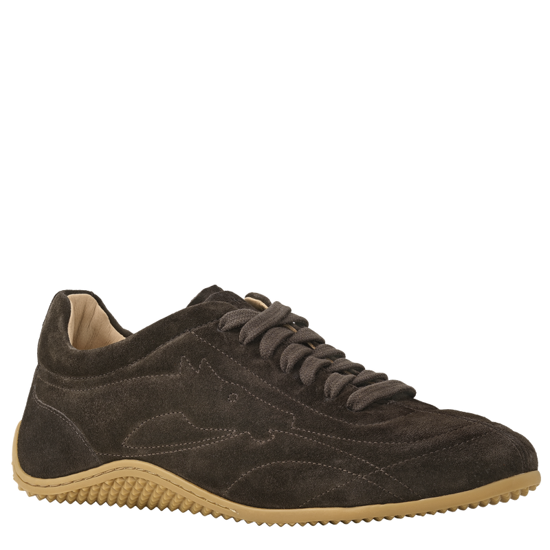On-The-Go Sneakers , Mocha - Leather  - View 2 of  5