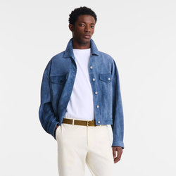 French Charm Men's belt , Olive - Leather