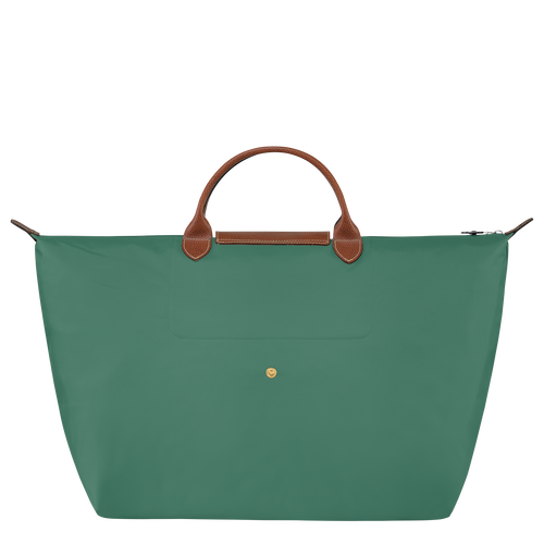 Reisetasche S Le Pliage Original , Recyceltes Canvas - Salbei - Ansicht 4 von 5