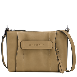 Longchamp 3D S Crossbody bag , Tobacco - Leather