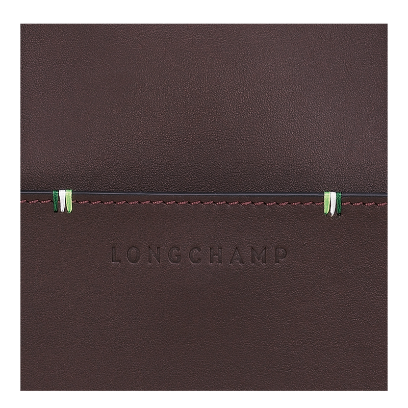 Longchamp sur Seine M Briefcase , Mocha - Leather  - View 5 of  5