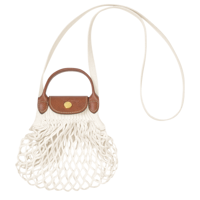 Sac filet XS Le Pliage Filet , Toile - Ecru