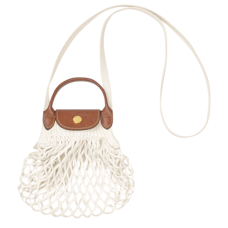Le Pliage Filet XS Mesh bag , Ecru - Canvas  - View 1 of  6