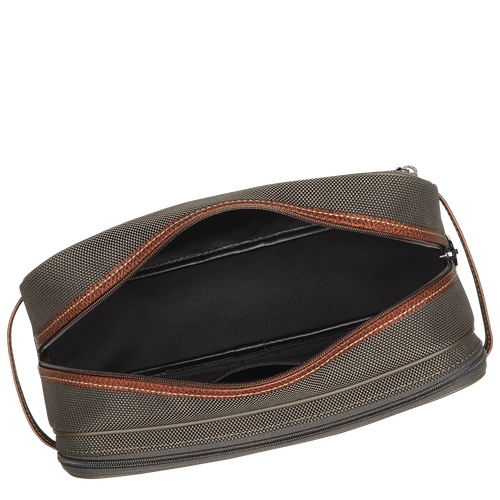 Boxford Toiletry case , Brown - Recycled canvas - View 4 of 5