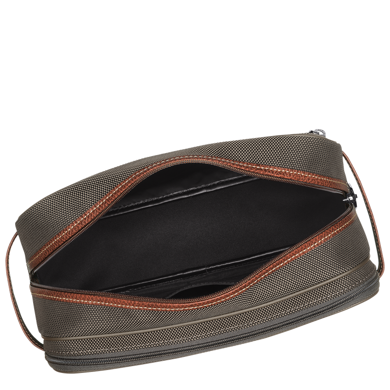 Boxford Toiletry case , Brown - Recycled canvas  - View 4 of 5