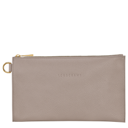 Le Foulonné Pouch , Turtledove - Leather