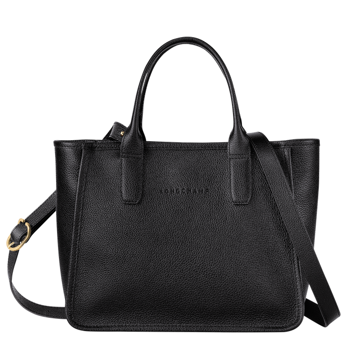 Le Foulonné Sac cabas M, Noir
