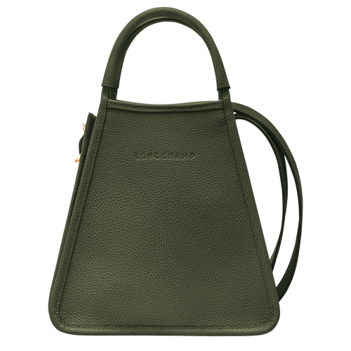 Handtasche S Le Foulonné , Leder - Khaki - Ansicht 1 von 5