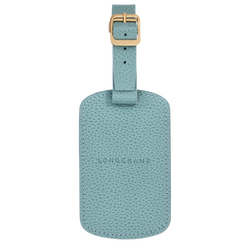 Le Foulonné Luggage tag , Eucalyptus - Leather