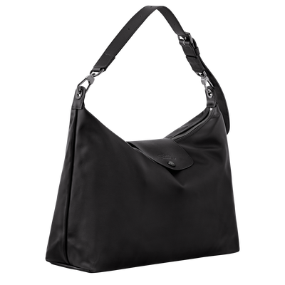 Le Pliage Xtra 半月形單肩包 XL, 黑色