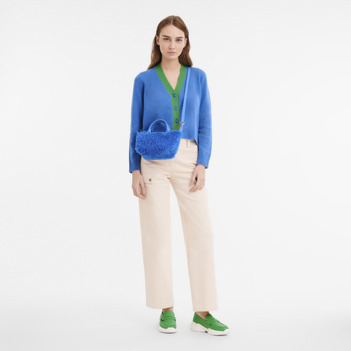 Le Pliage Xtra XS Handbag , Cobalt - Leather - View 2 of  4