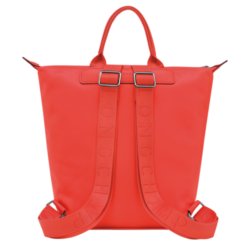 Rucksack S Le Pliage Xtra , Leder - Orange - Ansicht 3 von 5