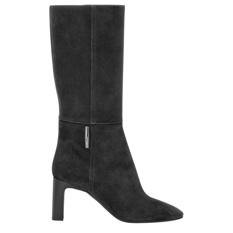 Roseau Heeled boots Black Leather 70311SF4001390 Longchamp SE
