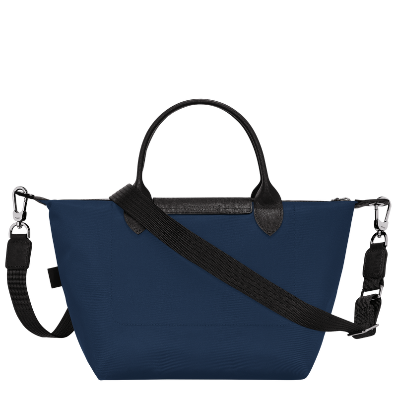 Handtasche S Le Pliage Energy , Recyceltes Canvas - Marine  - Ansicht 3 von 3