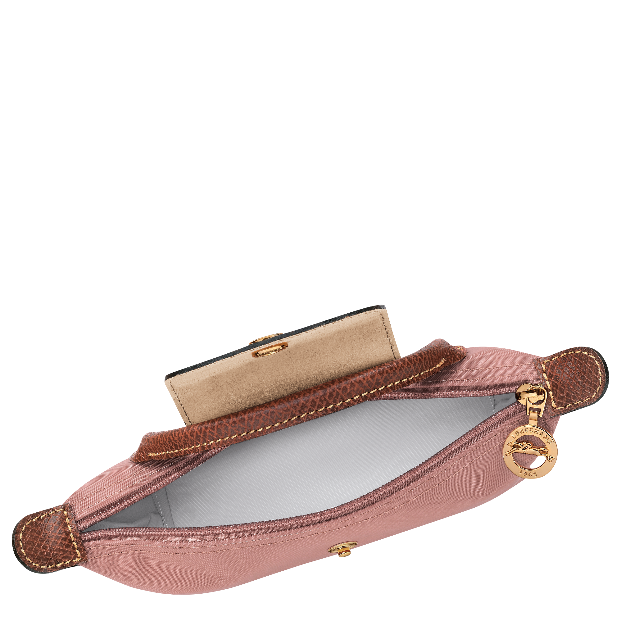 Le Pliage Original Pochette con manico,  T&egrave; rosa