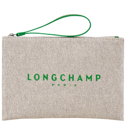 Essential Pouch , Green - Canvas