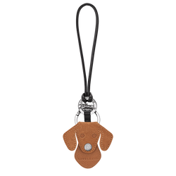 Key ring , Natural - Leather