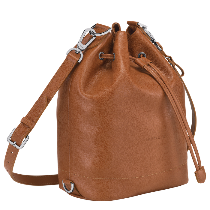 Bucket bag M Le Foulonné Caramel (10062021F72) | Longchamp EN Bucket bag M Le Foulonné Caramel (10062021F72) | Longchamp EN