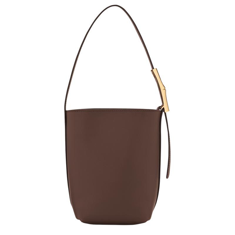 Le Smart Buckettas XS , Mokka - Leder  - Weergave 4 van  6