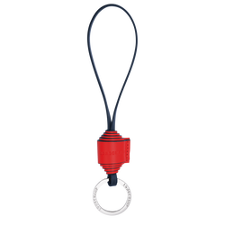 2023 秋冬系列 鑰匙圈 , 紅色 / 海軍藍色 - 皮革