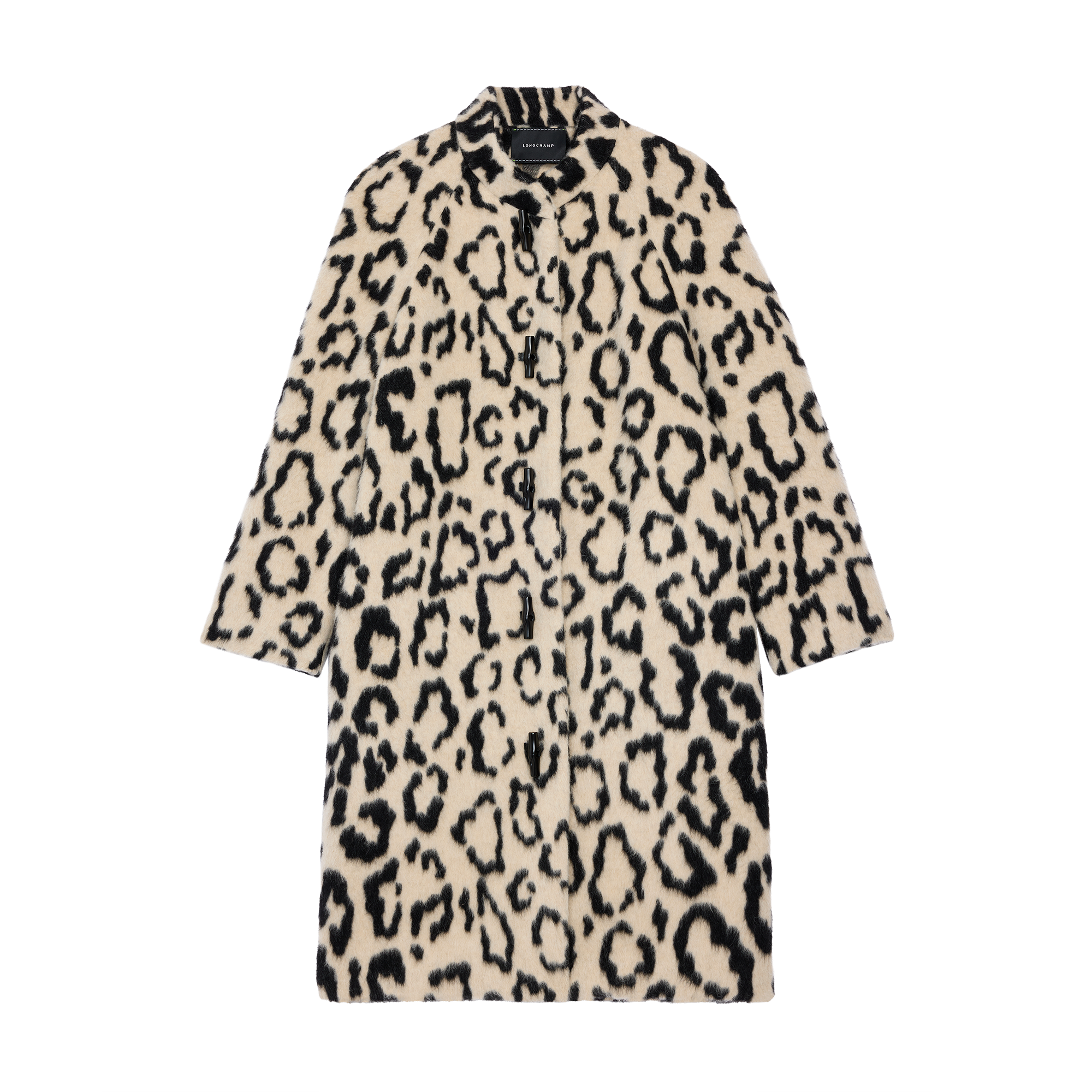 null Abrigo, Beige/Negro