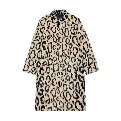 null Abrigo, Beige/Negro