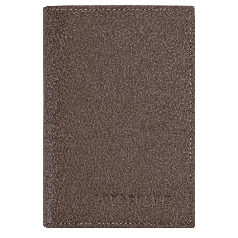 Le Foulonn&eacute; Funda para pasaportes , Cuero - Topo  - Vista 1 de 3
