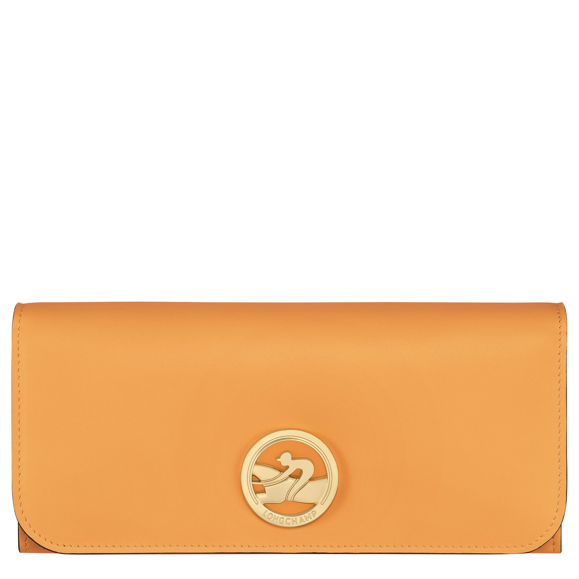 BoxTrot Continental wallet Apricot Leather Longchamp US