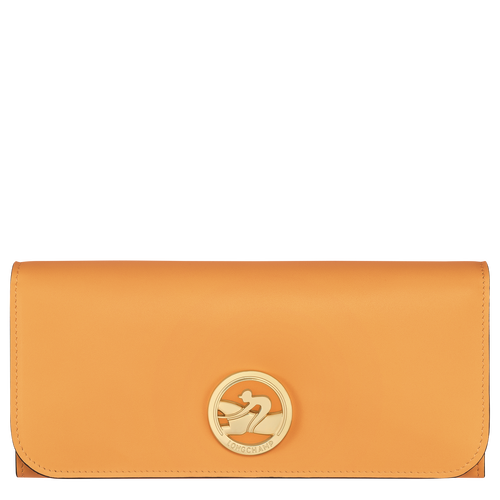 Box-Trot Continental wallet , Apricot - Leather - View 1 of  2