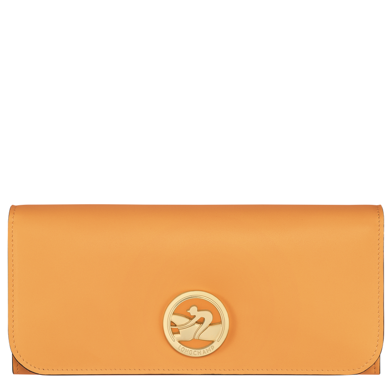 Box-Trot Continental wallet , Apricot - Leather  - View 1 of  2