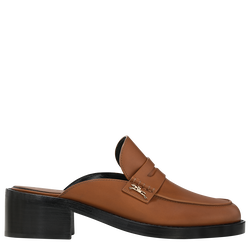 Epure Timeless Mules , Cognac - Leather