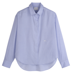 Shirt , Sky Blue - Chambray