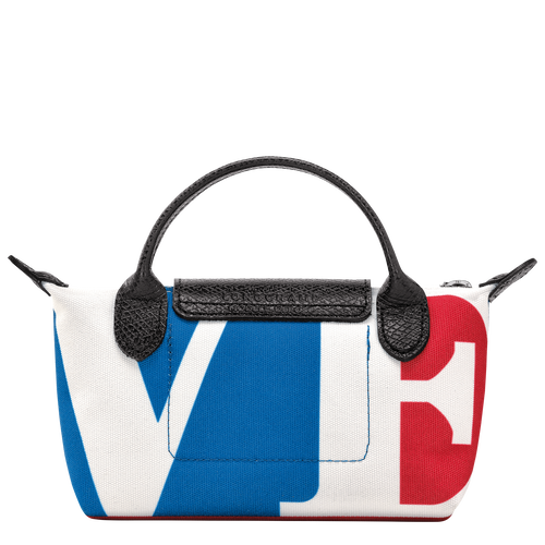 Longchamp x Robert Indiana Pouch , White - Canvas - View 4 of  6