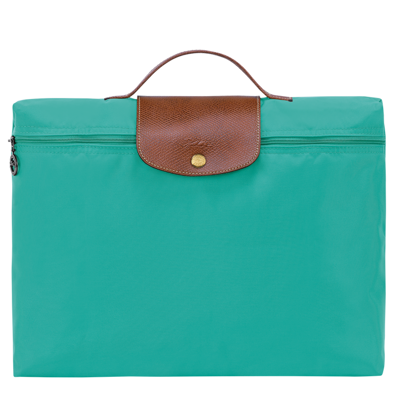 Le Pliage 原創系列 公事包 S , 綠松石色 - 再生帆布  - 查看 1 5