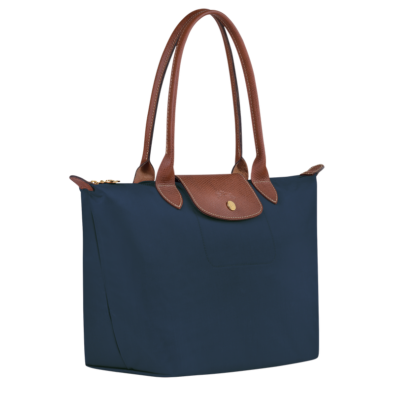 Shopper M Le Pliage Original , Recyceltes Canvas - Marine  - Ansicht 3 von 6