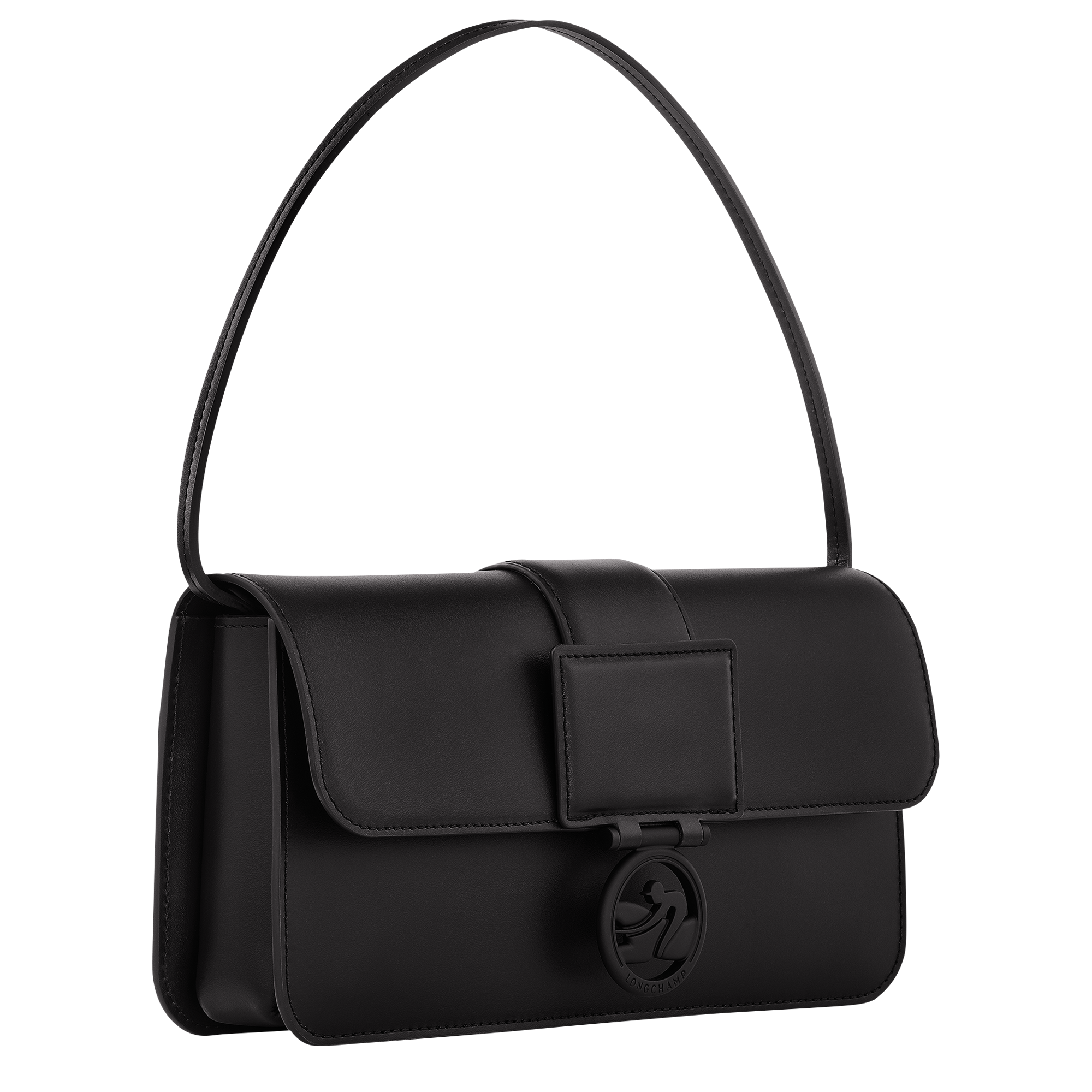 Box-Trot Baguette-Tasche M, Schwarz