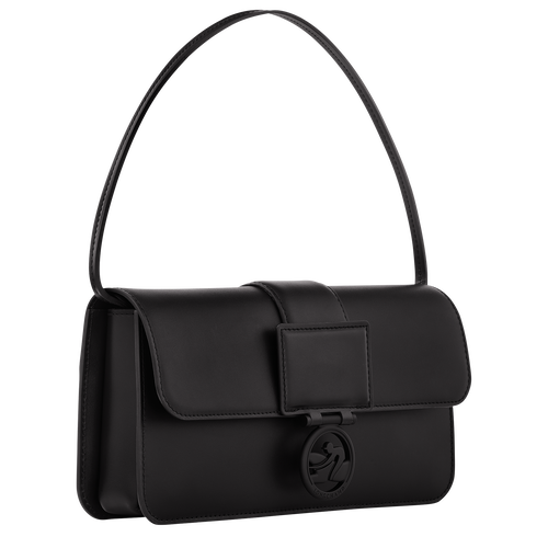 Sac porté épaule M Box-Trot , Cuir - Noir - Vue 3 de 6