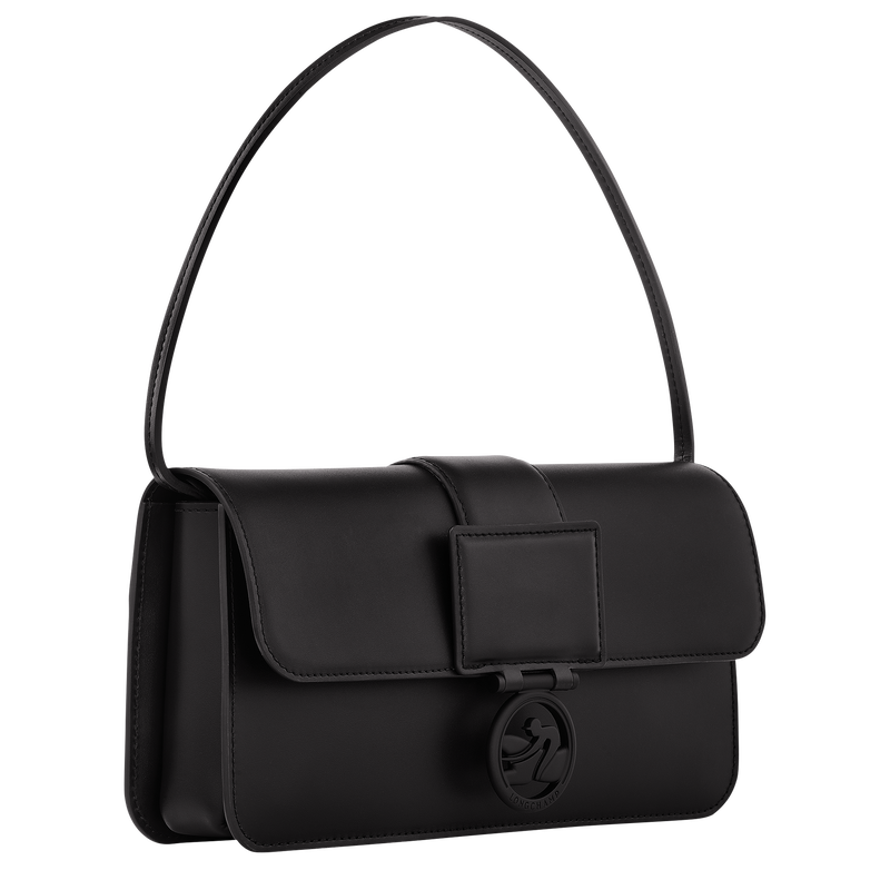 Sac porté épaule M Box-Trot , Cuir - Noir  - Vue 3 de 6