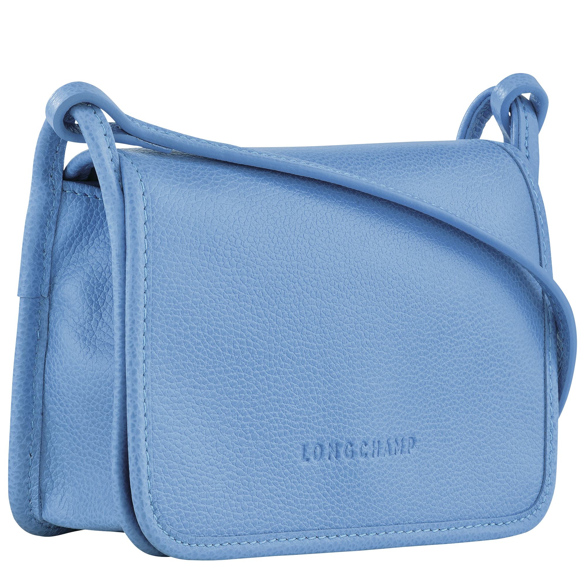 Le Foulonné Wallet on chain, Cloud Blue
