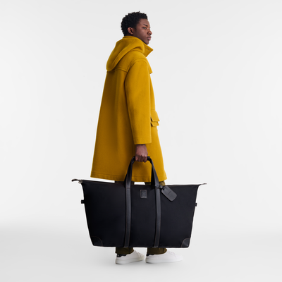 Sac de voyage XL Boxford , Toile recycl&eacute;e - Noir