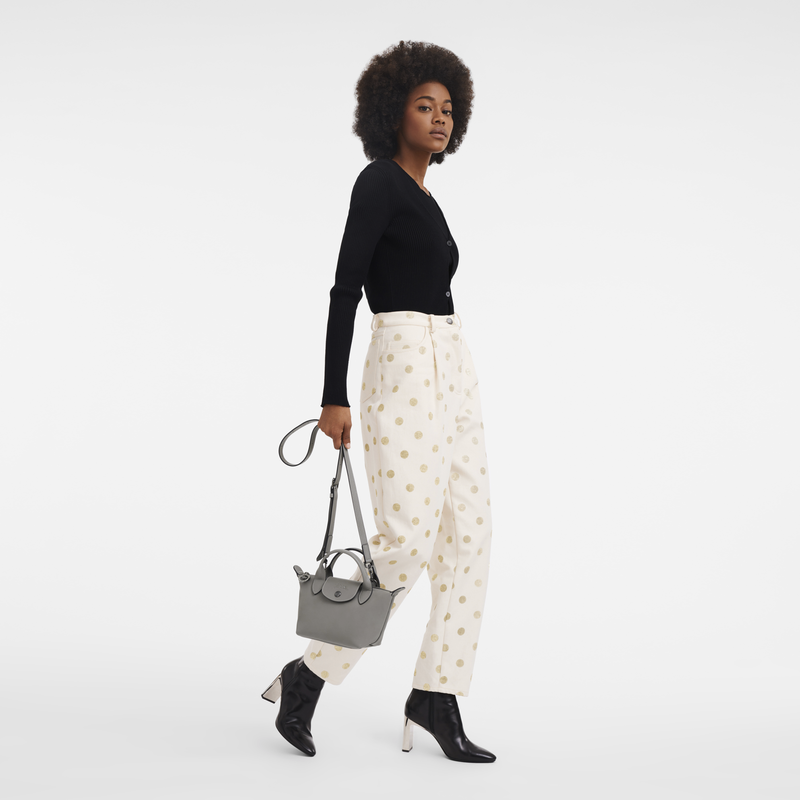 Le Pliage Xtra XS Handbag , Turtledove - Leather  - View 2 of  6